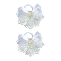 CHERRY MARY DR07089 Набор резинок для волос 5 х 2 шт. №01 белый  фото 4