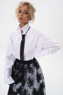 Кружевная юбка Пэрис (чёрный) - Эльза фото 8