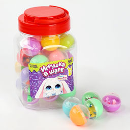 Цена за 30 шт. Игрушка - сюрприз Зайчик, в банке, 30 шт., МИКС - Funny toys фото 6
