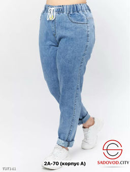 Джинсы на резинке женские - Bruno фото 2