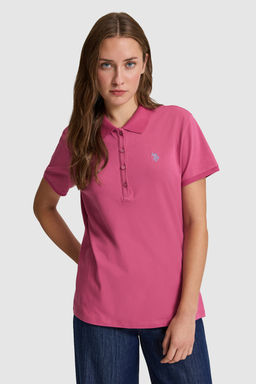 Kad_n Fu_ya Polo Yaka Basic Ti__rt