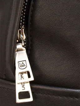 LACCOMA рюкзак 2004-9-черный натуральная кожа полиэстр