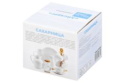 Сахарница 310 мл 11*11*9,5 см Айсберг волны + ложка + дер. крышка на дер. подставке - Elan gallery фото 3