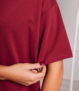 Футболка #КТ1 (22)-2, бордовый