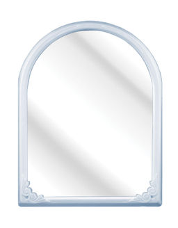 Зеркало в рамке (495*390мм) белый М7405