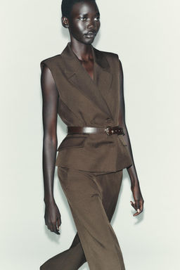 BELTED WAISTCOAT - Zara фото 8