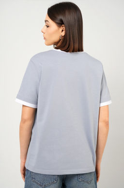 Женская базовая футболка из хлопка с кантом 3 шт. Happyfox  фото 5