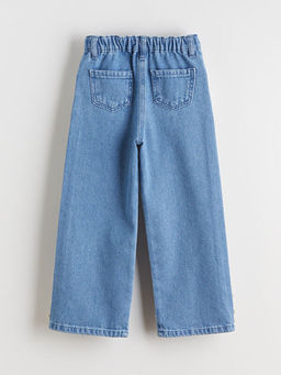 Beli Ayarlanabilir Lastikli K?z ?ocuk Jean Pantolon