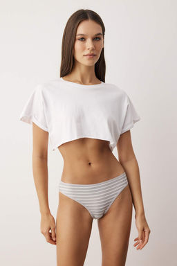 Cok Renkli 5li Kaskorse Duz Brief Kulot THMAW26KU00038 - Trendyolmilla фото 11