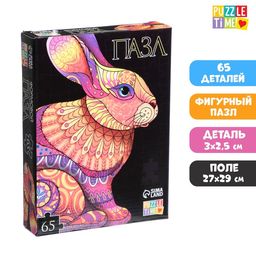 Фигурный пазл Кролик