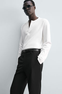 LOOSE-FITTING FLARED TROUSERS - Zara фото 6