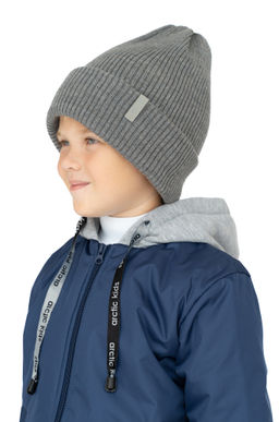 Шапка вязаная меланж