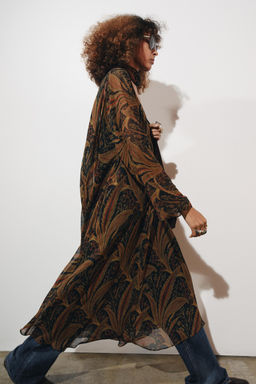 ZW COLLECTION PAISLEY SCARF DRESS - Zara фото 4