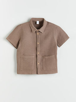 Basic Cep Detayl? Erkek ?ocuk G?mlek