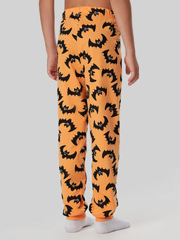 Комплект для мальчиков оранжевый с принтом летучие мыши - Mark formelle фото 8