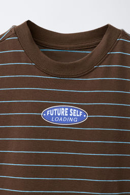 STRIPED LOGO T-SHIRT