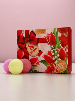 Бомбочки для ванны 8 Марта, 12?40 г, Чистое счастье  фото 2