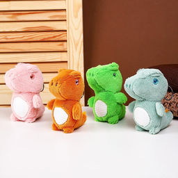 Мягкая игрушка Динозаврик на брелоке, 11 см, цвета МИКС - Simaland фото 5