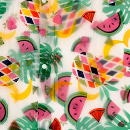 Дождевик детский Тропики, рост 125-155 см - Funny toys фото 4