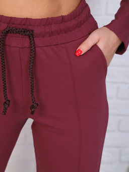 Костюм женский 5-319е (бургундия)