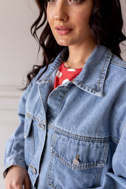 Рубашка Д-1181 джинс - Took a look фото 4