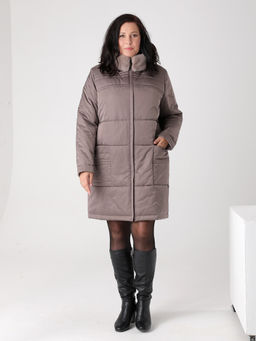 Еврозима! 24321 Пальто дем. капучино