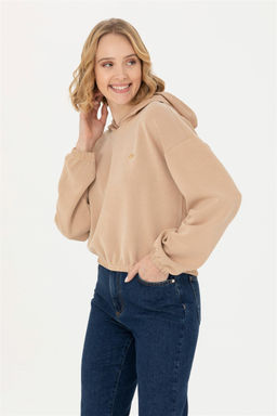 U. S. Polo Assn Женский свитшот песочного цвета Неожиданная скидка в корзине - U.s. polo assn фото 3