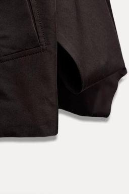 ZW COLLECTION SHORT HOODED TRENCH COAT - Zara фото 11