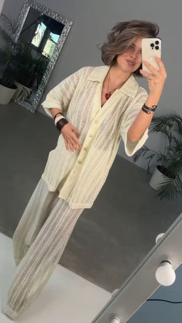 Костюм 11-288 бежевый - Pur pur фото 5