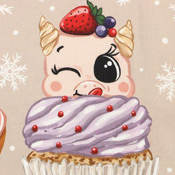 Набор подарочный Этель Зимний день: кух. полотенце, подставка под горячее, формочка  фото 3