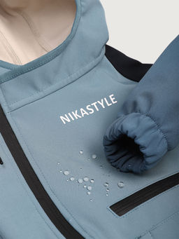 Комбинезон 8л17525 кэмел/черный - Nikastyle фото 20