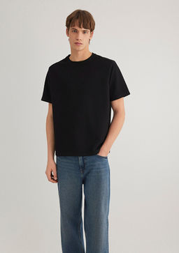 Siyah Tisort - Mavi фото 2