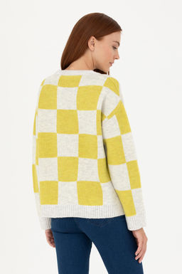 Женский свитер фисташкового зеленого цвета - U.s. polo assn фото 19