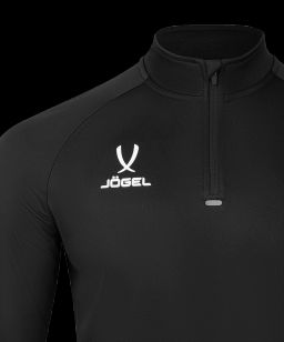 Джемпер тренировочный JOGEL PREMIER PerFormDRY Training 1/4 Zip Fleece Top, черный  фото 4
