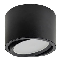 Светильник потолочный 12W, 230V, GX53, черный, HL361