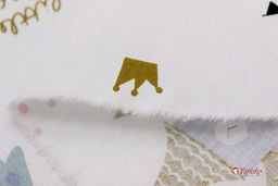 Сатин Юная принцесса - замки, (комп), ш.1.61м, хлопок-100%, 110гр/м.кв - Купава фото 3