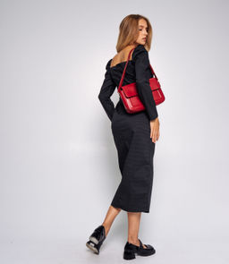 Платье #БШ2754, чёрный - Dommod фото 3