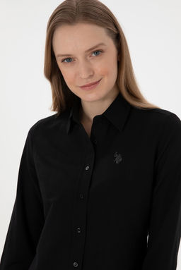 Kad_n Siyah Uzun Kollu Basic G_mlek Sepette S_rpriz _ndirim - U.s. polo assn фото 3