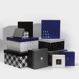 Набор подарочных коробок 10 в 1 Универсальный, 10.2 10.2 628.2 28.2 15 см