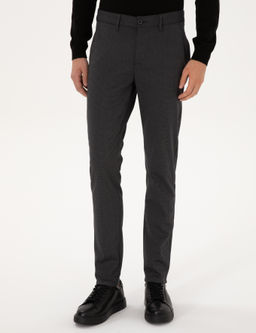 Siyah Slim Fit Kanvas Pantolon - Pierre cardin фото 2
