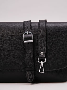 Сумка кожаная Deboro 30512 черная