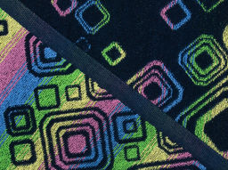 Полотенце махровое 6с104.413ж1 Мишель (т.радужка) 81х40см