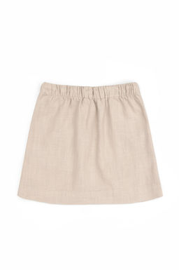 K_z _ocuk Bej Dokuma Etek Sepette S_rpriz _ndirim - U.s. polo assn фото 3