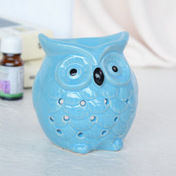 Аромалампа Сова 9 см / 1609 /уп 144/ (Голубой) - Галеонтрейд фото 3