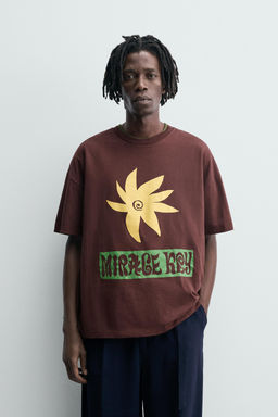 SLOGAN PRINT T-SHIRT - Zara фото 2