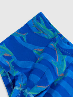 Цена за 2 штуки! Трусы для мальчиков боксеры синие с принтом рыбки - Mark formelle фото 3