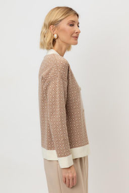 ЕВ 30188/ш/песочный кардиган жен