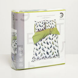 Постельное бельё Этель 2 сп Совушки 175*215 см, 200*220 см,70*70 см -2 шт,поплин 125 г/м2  фото 12