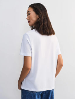 Футболка из хлопка с принтом ZR2605013411-1 / Zarina