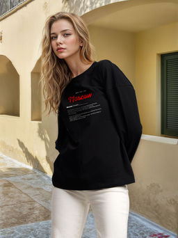 Лонгслив женский Дом там где...Moscow - Yollochka фото 13